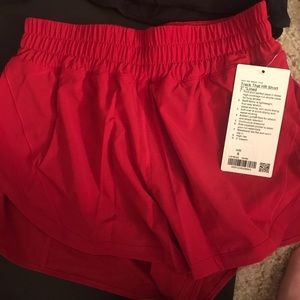ISO dark red shorts Size 8. And a resonance price